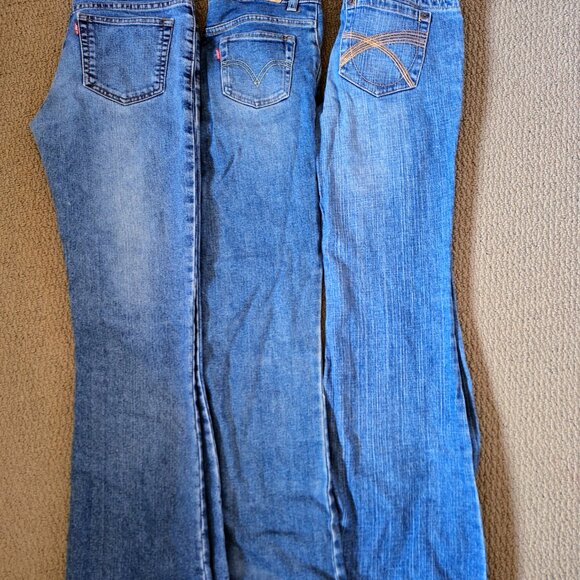 Youth Girls Size 12 Jeans, Levi's, Jacob, Joe's, GUC - Picture 2 of 3